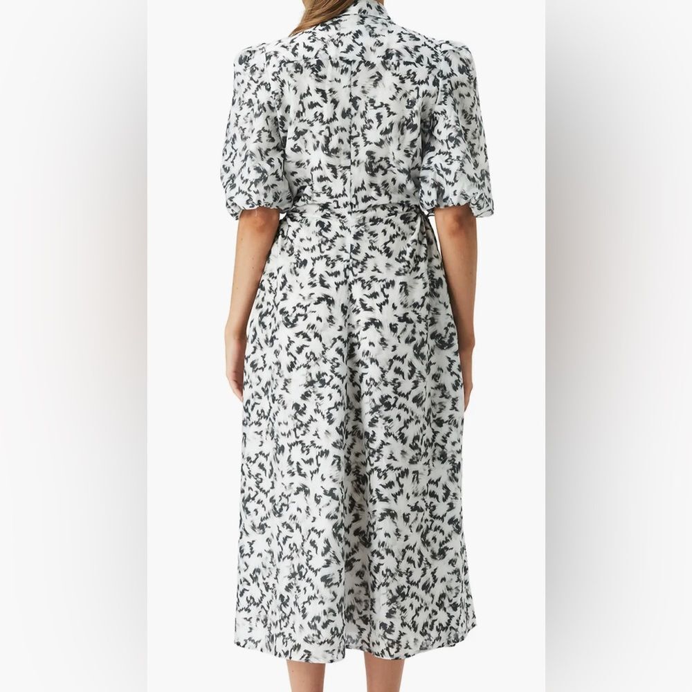 Abstract Cutout Midi Shirtdress - Picture 3 of 12